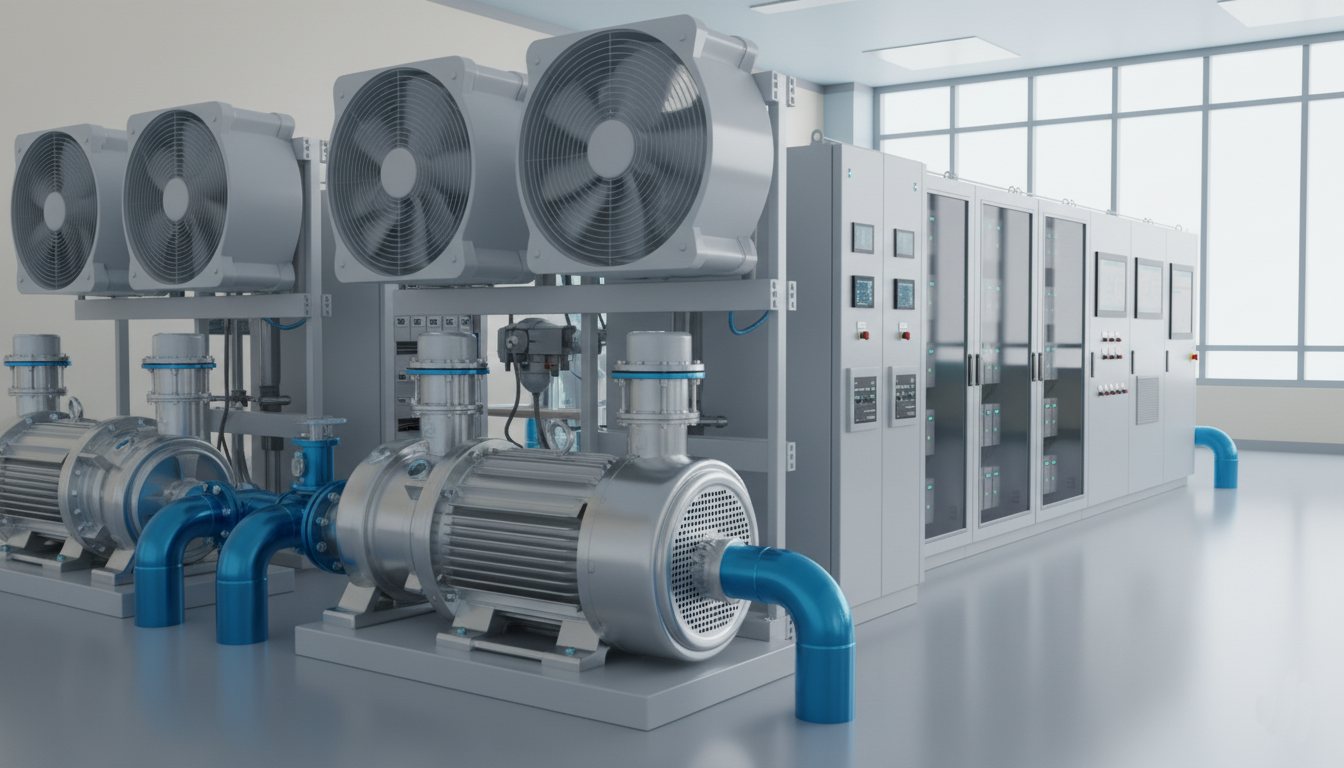 Bombas y ventiladores controlados con variadores de frecuencia