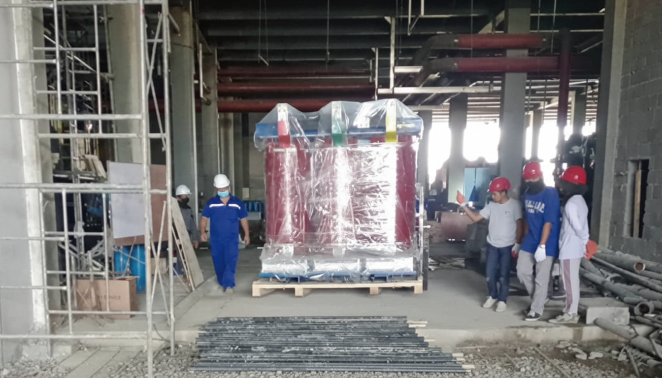 Descarga de transformador de media tensión de 35kV y 2500kVA