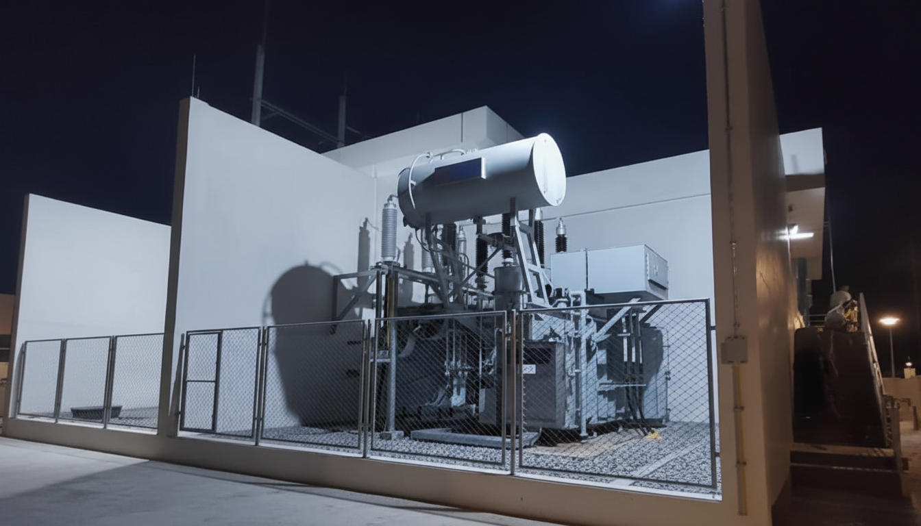 Instalación de transformador de media tensión 35kV y 10000kVA en industria manufacturera
