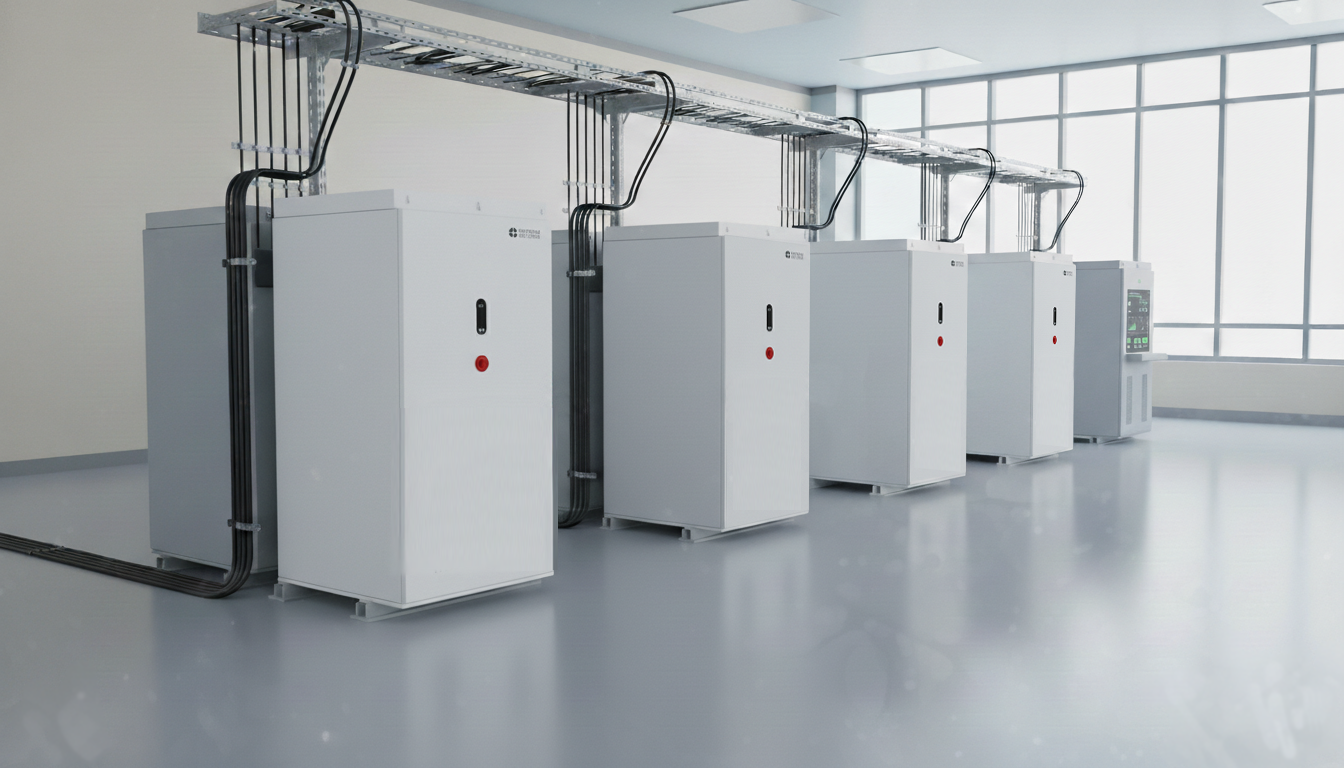 Sistema BESS almacenamiento energético industrial Enertran