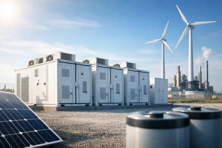 Almacenamiento energético BESS para industria