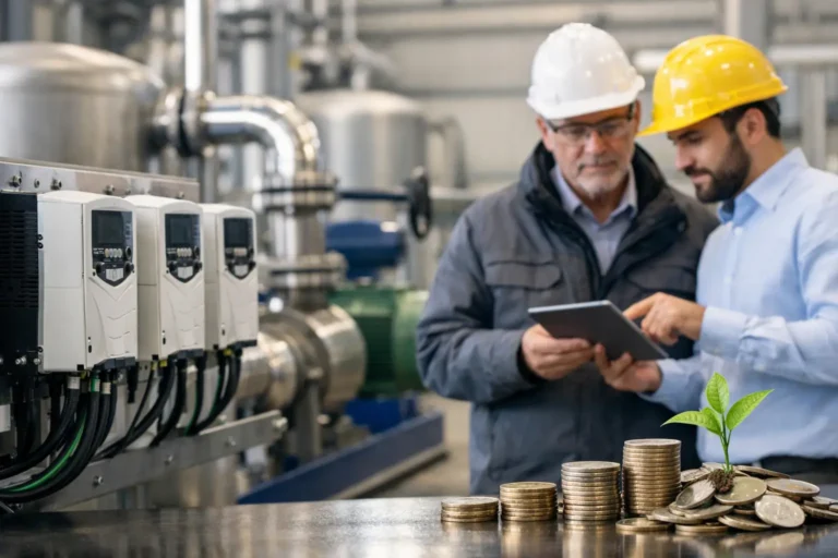 Ejemplo de ahorro con variadores en planta