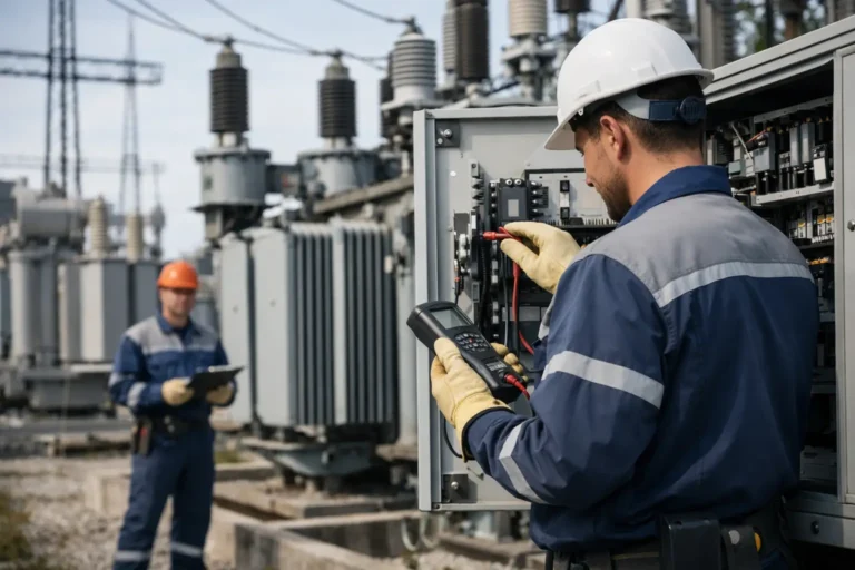 Mantenimiento de subestaciones eléctricas industriales